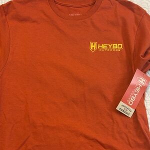 Heybo Outdoors Men's Short Sleeve Tee - Orange